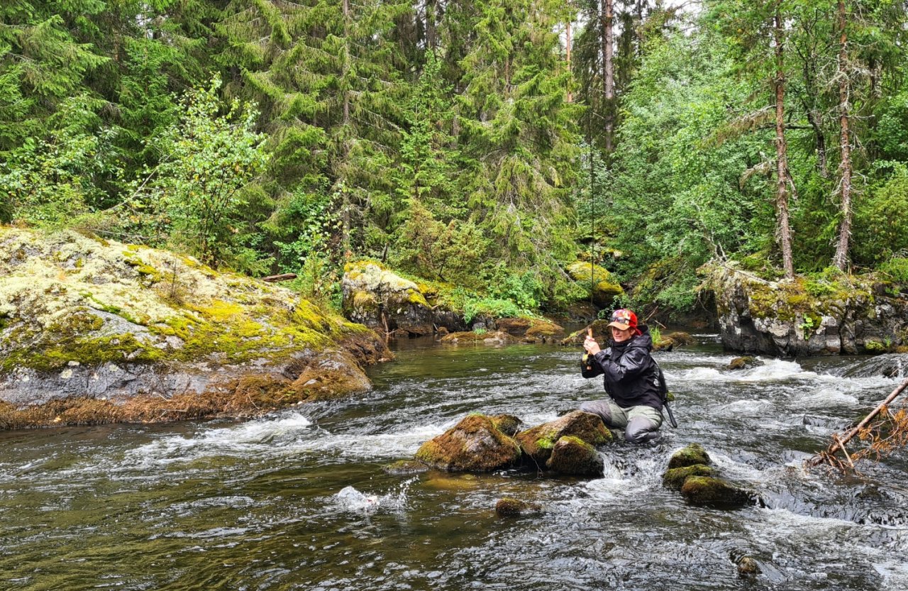 In Sweden With A Fly Rod Three Times In A Row