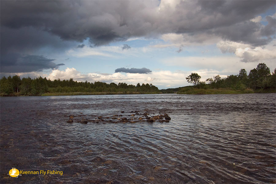 Just after the rain, fly fishing zone