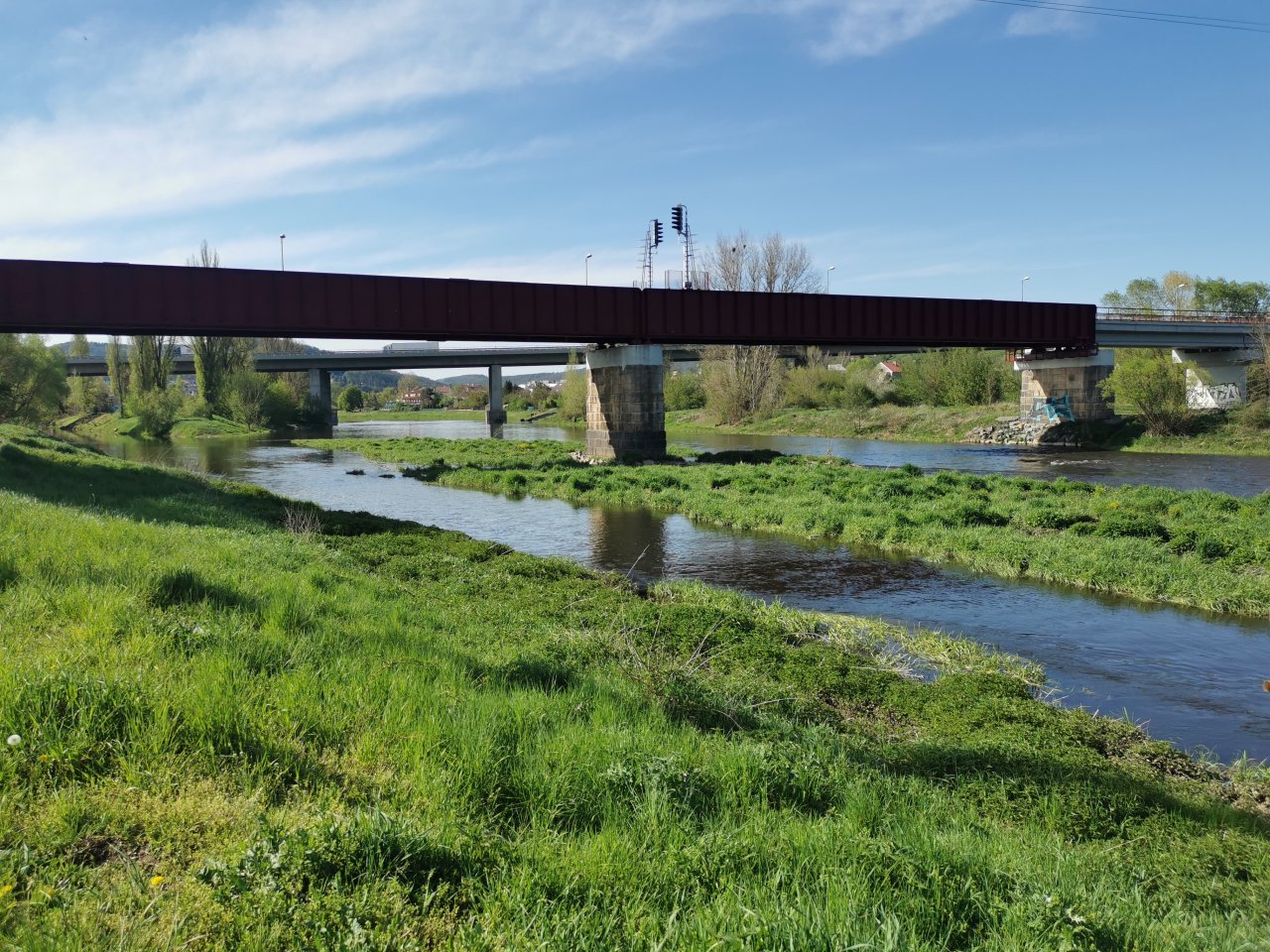 Berounka near Beroun, Czech Republic