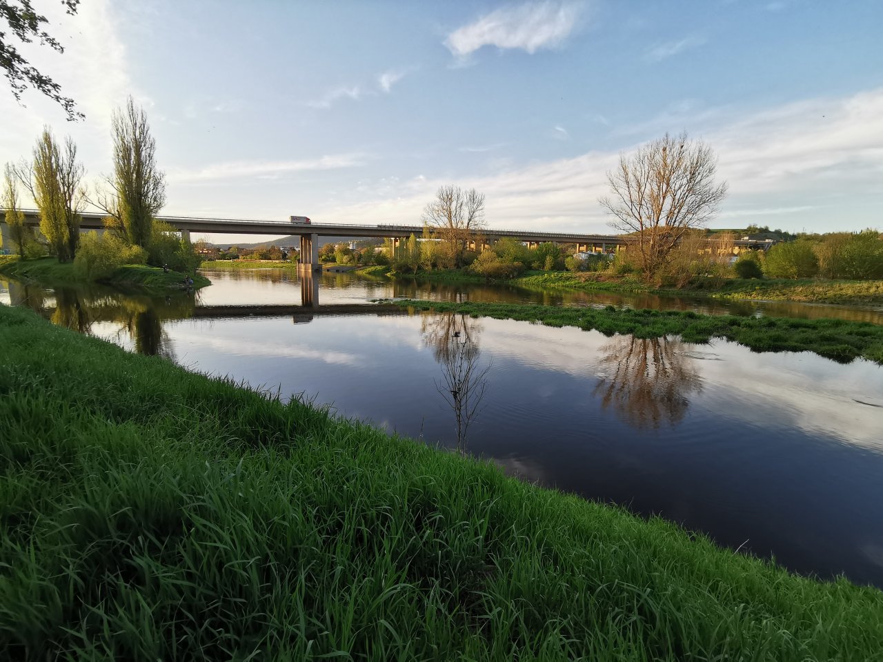 Berounka near Beroun, Czech Republic