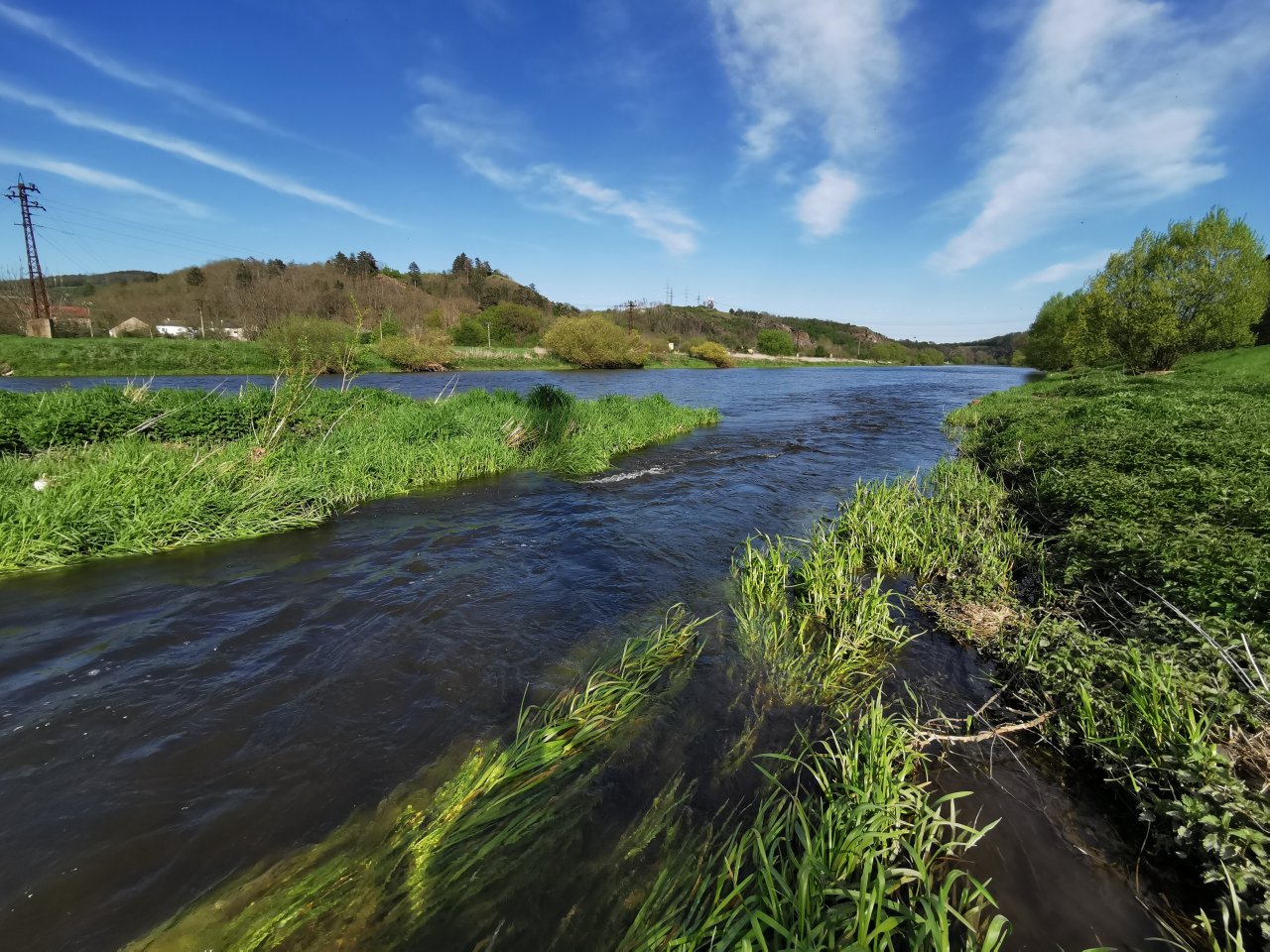Berounka near Beroun, Czech Republic