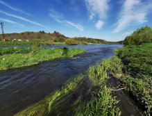 Berounka near Beroun, Czech Republic
