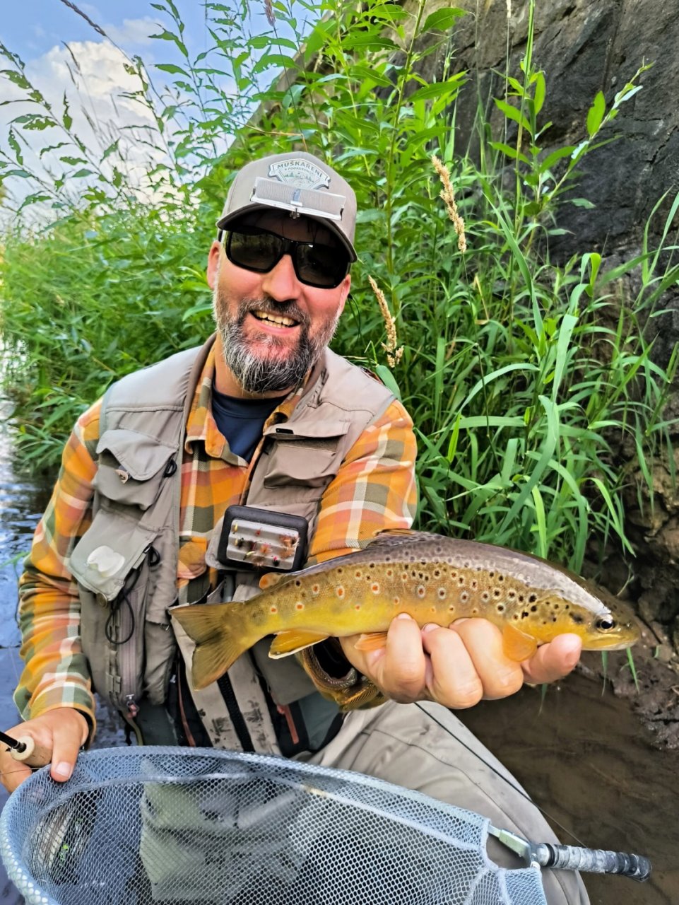 Summer Fly Fishing On Rivers In The Giant Mountains