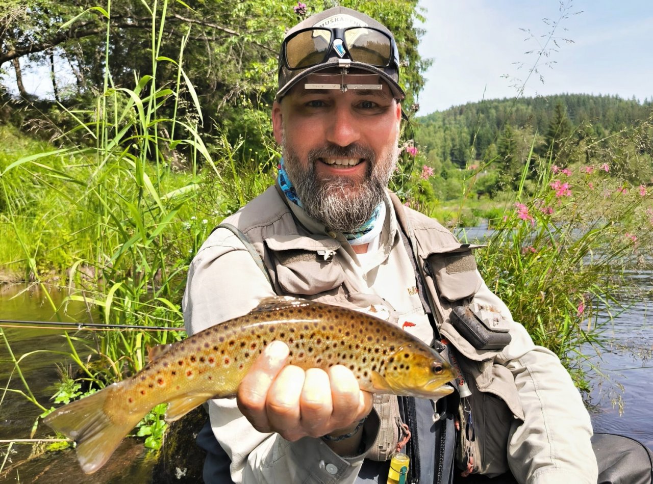 Summer Fly Fishing On Rivers In The Giant Mountains