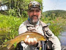 Summer Fly Fishing On Rivers In The Giant Mountains