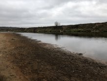 Late season - low water in Moscow