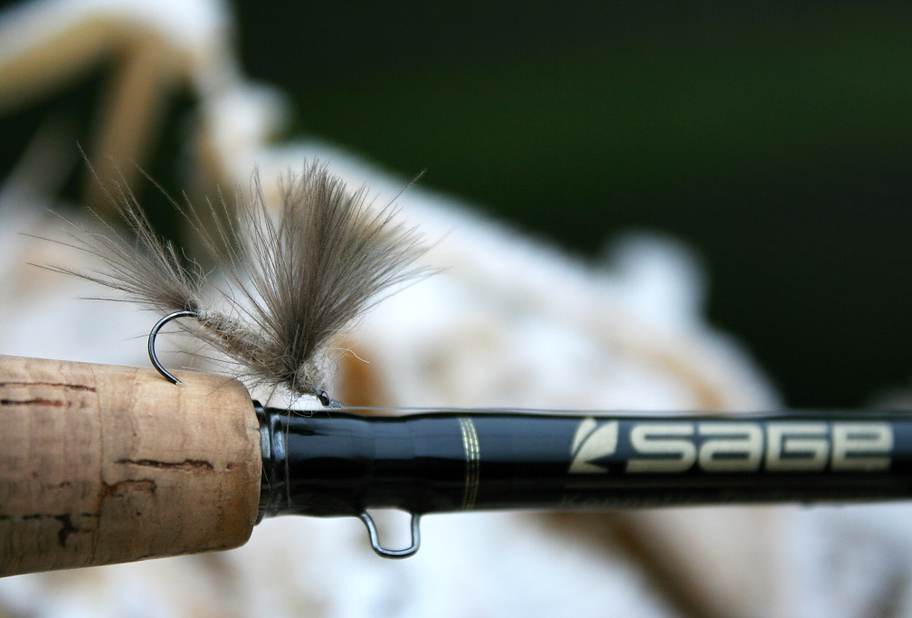 My favorite CDC dry fly for grayling fishing... Too big? Just ask a grayling! ;-)