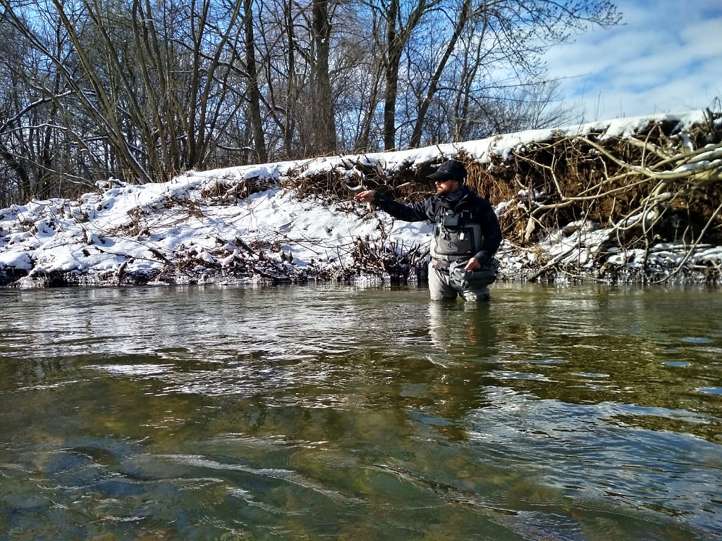 Snowy river fishing have a great atmosphere.