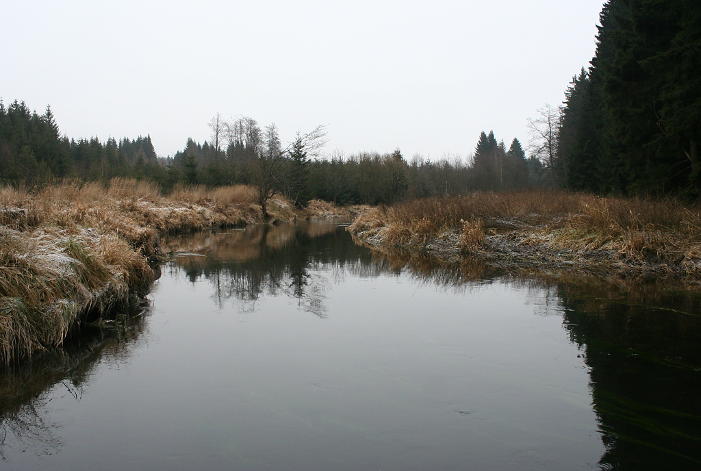 Beautiful place for autumn grayling fly fishing.