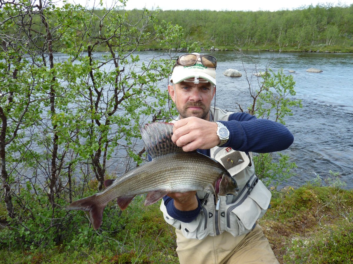Dalibor and his 55 cm grayling