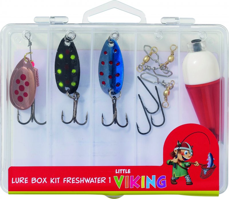 Lure Box Kit For Kids Freshwater Little Viking