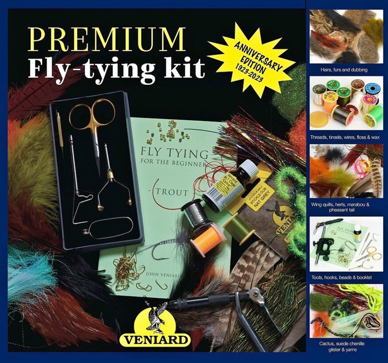Fly Tying Starter Tool Kit FA104 For Trout & Game Fishing - Everything You Need To Begin