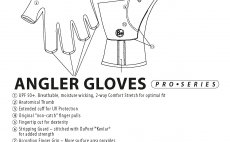 Angler Glove Specifications