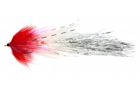 Articulated Whistler Red & White Articulated Whistler Red & White, Size 4/0