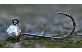 Barbless Jig Hooks With Head RedBass Sickle #2 - 22 mm Barbless Jig Hooks With Head RedBass Sickle #2 - 22 mm, 1,0 g