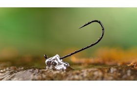 Barbless Jig Hooks With Head RedBass StandUp Pro Competition #8 - 17 mm Barbless Jig Hooks With Head RedBass StandUp Pro Competition #8 - 17 mm, 1,0 g