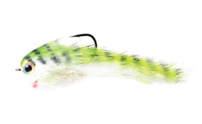Belly Scratcher Minnow Chartreuse & Black Belly Scratcher Minnow Chartreuse & Black, Size 1
