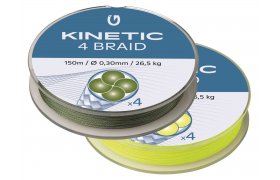 Braided Fishing Line Kinetic 4 Braid 150 m Braided Fishing Line Kinetic 4 Braid 150 m 0,08 mm - 3,3 Kg Dusty Green