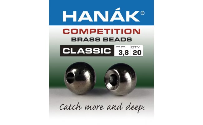 Brass Beads Hanak Competition CLASSIC Black Nickel Brass Beads Hanak Competition CLASSIC Black Nickel 2,0 mm, 20 pcs