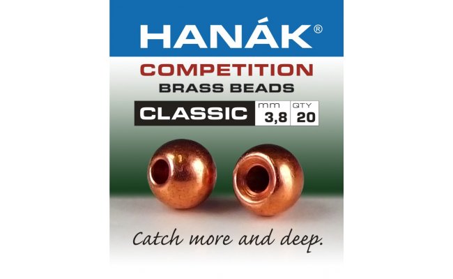 Brass Beads Hanak Competition CLASSIC Copper Brass Beads Hanak Competition CLASSIC Copper 1,5 mm, 20 pcs