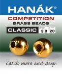 Brass Beads Hanak Competition CLASSIC Gold