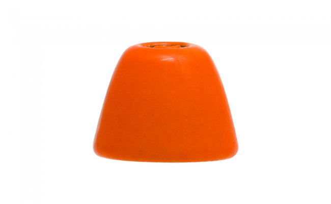 Brass Cone Heads Hends Orange Fluo Brass Cone Heads Hends Orange Fluo 3,5 mm, 10 pcs