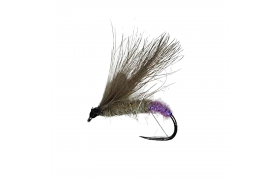 CDC Caddis Emerger Violet Tag Grey B/L CDC Caddis Emerger Violet Tag Grey B/L, Size 14