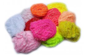 Chenille FlyBox Eggstasy CHAOS Chenille FlyBox Eggstasy CHAOS, Fluo Red