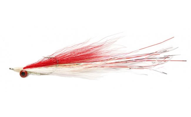 Clouser - Deep Water Red & White Clouser - Deep Water Red & White, Size 2