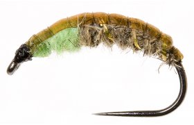 Czech Nymph Original Green & Natural Brown Czech Nymph Original Green & Natural Brown, Size 10