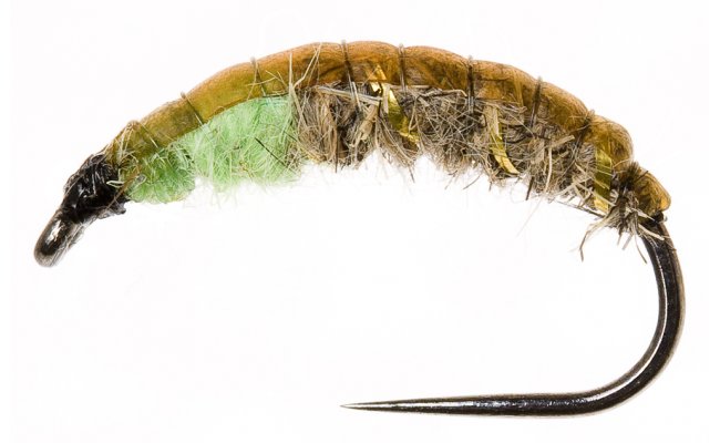 Czech Nymph Original Green & Natural Brown Czech Nymph Original Green & Natural Brown, Size 10