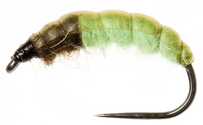 Czech Nymph Original Ryacophila Mint Green Czech Nymph Original Ryacophila Mint Green, Size 10