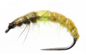 Czech Nymph Slim Green & Olive Czech Nymph Slim Green & Olive, Size 10