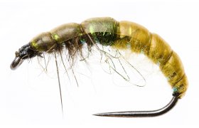 Czech Nymph Slim Yellow & Brown Czech Nymph Slim Yellow & Brown, Size 10