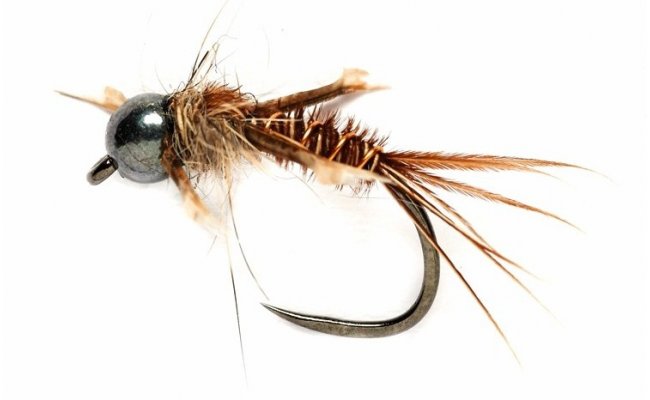 Czech Pheasant Tail Black Czech Pheasant Black Tail, Size 14