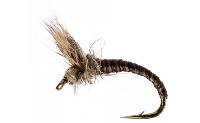 Deer Hair Emerger Peacock Deer Hair Emerger Peacock, Size 14