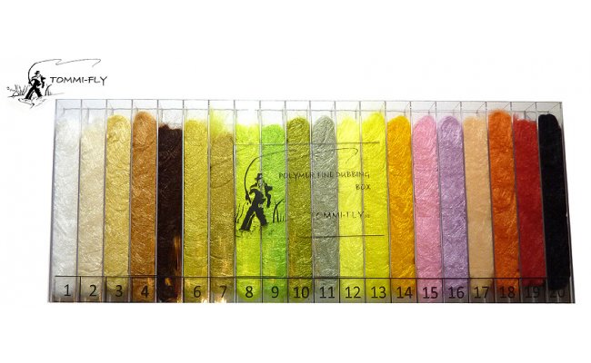 Dubbing Set Tommi-Fly Polymer Fine Dubbing Dubbing Set Tommi-Fly Polymer Fine Dubbing