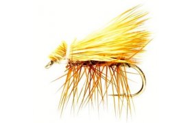 Elk Wing Caddis Tan Elk Wing Caddis Tan, Size 14