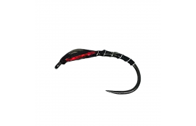 Epoxy Buzzer Black & Silver Red Cheek Epoxy Buzzer Black & Silver Red Cheek, Size 12