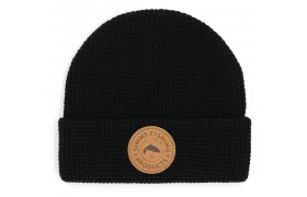 Everyday Beanie Simms Waffle Knit Black Everyday Beanie Simms Waffle Knit Black