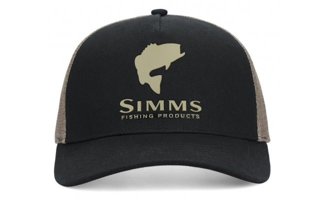 Fishing Cap Simms Double Haul Trucker Stone Black Fishing Cap Simms Double Haul Trucker Stone Black
