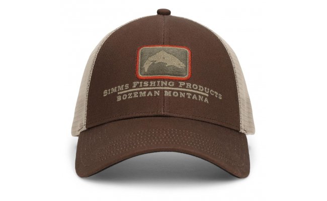 Fishing Cap  Simms Trout Icon Trucker Kona Fishing Cap  Simms Trout Icon Trucker Kona