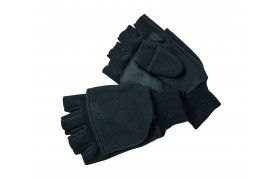 Fishing Gloves Kinetic Wind Stop Fold Over Mitt Black Fishing Gloves Kinetic Wind Stop Fold Over Mitt Black M