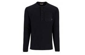 Fishing LS Shirt Simms Highline Henley Black Fishing LS Shirt Simms Highline Henley Black S