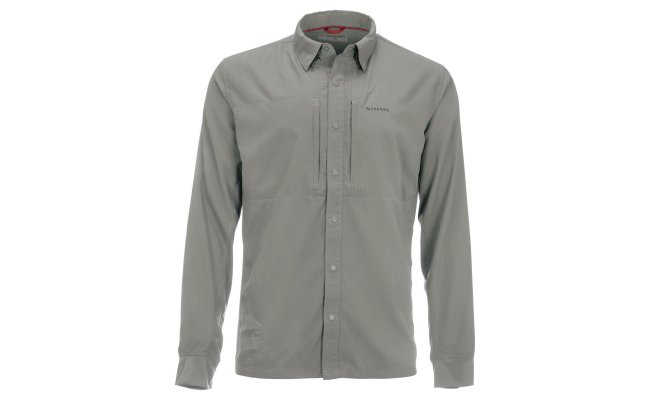 Fishing Shirt Simms BugStopper Intruder BiComp Cinder Fishing Shirt Simms BugStopper Intruder BiComp Cinder S