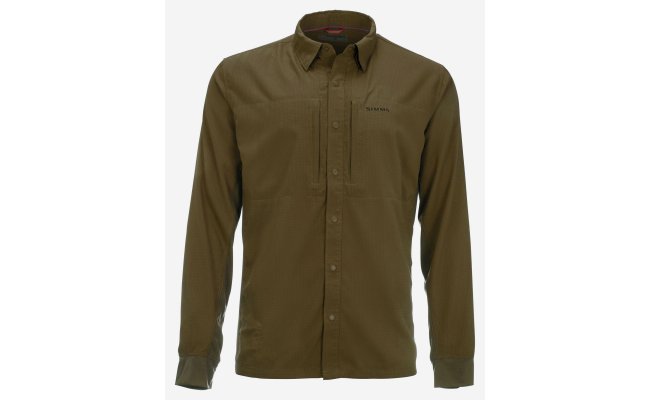 Fishing Shirt Simms BugStopper Intruder BiComp Driftwood Fishing Shirt Simms BugStopper Intruder BiComp Driftwood S