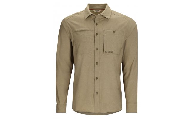 Fishing Shirt Simms Challenger Bay Leaf Fishing Shirt Simms Challenger Bay Leaf S