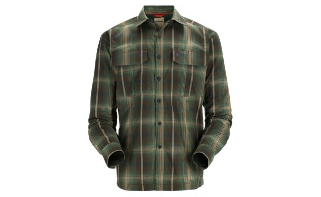 Fishing Shirt Simms Coldweather Forest Hickory Plaid Fishing Shirt Simms Coldweather Forest Hickory Plaid S