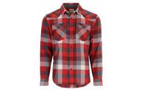 Fishing Shirt Simms Santee Flannel Auburn Red/Slate Buffalo Check  Fishing Shirt Simms Santee Flannel Auburn Red/Slate Buffalo Check  S