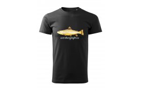Fishing T-Shirt CzechNymph Trout Black Fishing T-Shirt CzechNymph Trout Black S